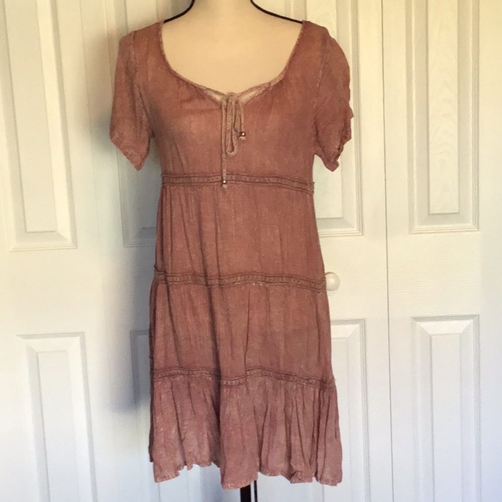 NWT Beach by Exist Bohemian Style Short Dress